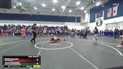 132 lbs Cons. Round 2 - Kevin Salaita, Woodbridge vs Ryan Bonanno, RBWC (Rancho Bernardo)