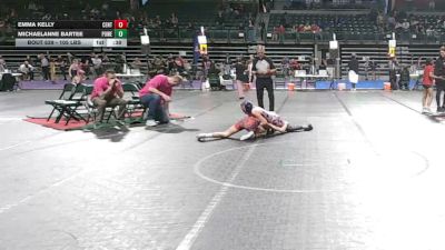 105 lbs 5th Place - Emma Kelly, Central Youth Wrestling vs MichaelAnne Bartee, Power Half Wrestling Academy
