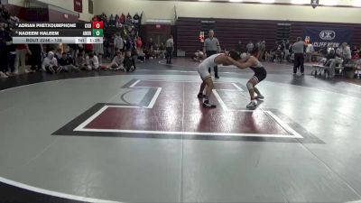 138 lbs Cons. Round 3 - Nadeem Haleem, Tinley Park (Andrew) vs Adrian Phetxoumphone, Clarion-Goldfield-Dows