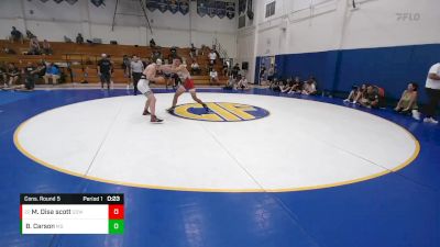 144 lbs Cons. Round 5 - Michael Disa Scott, Golden State WC vs Brody Carson, Monster Garage