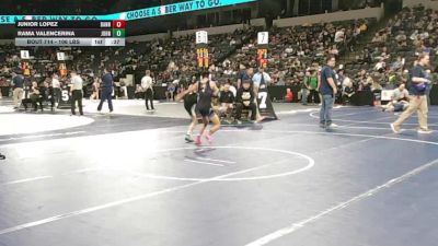 106 lbs Consi Of 16 #1 - Junior Lopez, Banning (LA) vs Rama Valencerina, John F Kennedy -Fremont (NC)