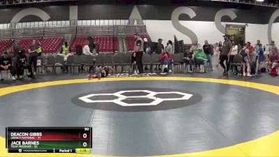 90 lbs Placement Matches (8 Team) - Jace Barnes, Team Missouri vs Deacon Gibbs, Legacy National