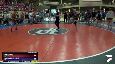 126 lbs Cons. Round 4 - Ian DAvis, OK vs Mason Gillispie, OK