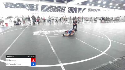 70 lbs Rr Rnd 4 - Ryatt Danz, Sierra Sabers vs Keyan Eskandari, SoCal Hammers