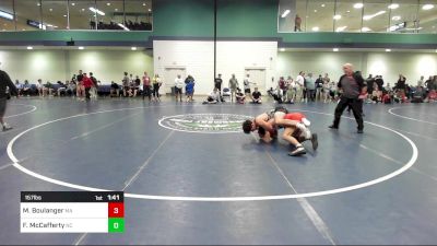 157 lbs Consi Of 32 #2 - Michael Boulanger, MA vs Finn McCafferty, NC