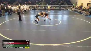 138 lbs Semis & 1st Wb (8 Team) - David Panone, Lassiter H.S. vs Devin Wright, Richmond Hill HS