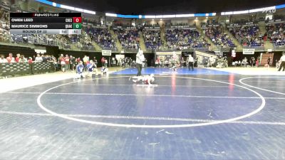 67 lbs Round Of 32 - Owen Leed, Chestnut Ridge vs Maurice Simmons, Quaker Valley