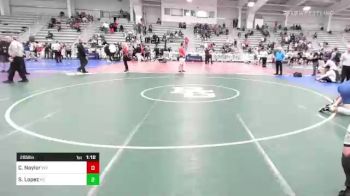 285 lbs Semifinal - Colton Naylor, WV vs Sebastian Lopez, KS