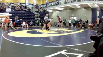 135 lbs. Cons. Round 3 - Saasha Weaver, Brookfield vs Morgan Clubb, Oak Grove