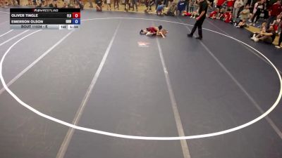 Champ. Round 2 - Oliver Tingle, Forest Lake Rangers vs Emerson Olson, Rum River Wrestling
