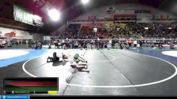 4A 98 lbs Champ. Round 1 - Wyat Blanchard, Bonneville vs Calvin Abercrombie, Blackfoot