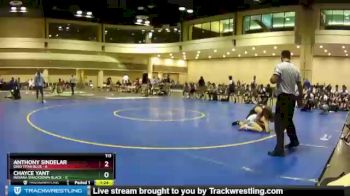 113 lbs Round 3 (10 Team) - Anthony Sindelar, Ohio Titan Blue vs Chayce Yant, Indiana Smackdown Black