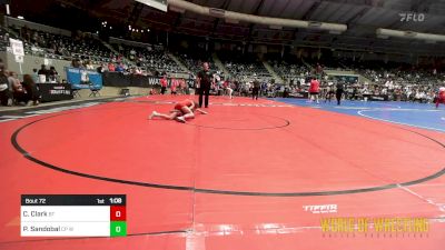 84 lbs Final - Carleigh Clark, BullTrained vs Presley Sandobal, CP Wrestling