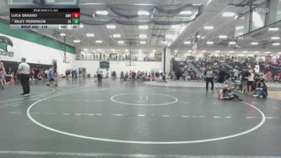 113 lbs Cons. Round 7 - Luca Grasso, AMDG vs Riley Pederson, GI Grapplers