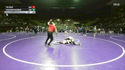157 lbs Consi Of 4 - Jr Cruz, Clovis North vs Paxton Palomar, Kingsburg