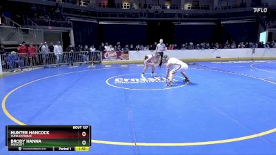 165 lbs Champ. Round 1 - Brody Hanna, Prescott vs Hunter Hancock, Yuma Catholic