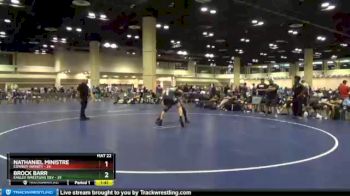 195 lbs Champ Round 1 (16 Team) - Nathaniel Ministre, Cowboy Infinity vs Brock Barr, Eagles Wrestling Dev