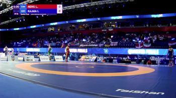 130 kg 1/4 Final - Lingzhe Meng, China vs Iakobi Kajaia, Georgia