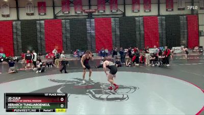 157 lbs 1st Place Match - Jd Culp, University Of Central Missouri vs Xerarch Tungjaroenkul, University Of Central Missouri