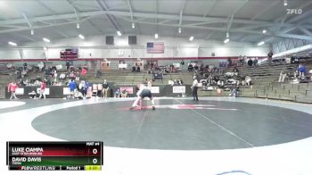 184 lbs 7th Place Match - David Davis, Tiffin vs Luke Ciampa, East Stroudsburg