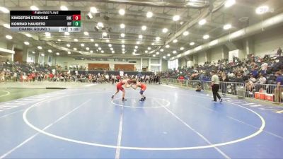 157 lbs Champ. Round 1 - Kingston Strouse, Oneonta State vs Konrad Haugeto, RIT