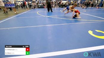 52 lbs Round Of 16 - Broox Wilkerson, Carl Albert vs Bentley Story, Noble Takedown Club