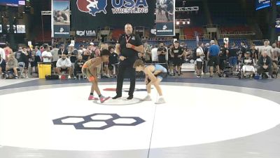 106 lbs Cons. Rd Of 32 - Quentin Walls, California vs Carmine Crisman, Montana