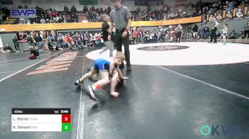 43 lbs Consi Of 8 #2 - Luke Stoner, Team Guthrie Wrestling vs Kyptin Stewart, Norman Grappling Club