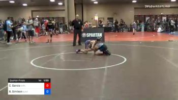 86 lbs Quarterfinal - Cooper Garcia, Naples Wrestling Club vs Bazely Simison, Gladiator Wrestling Club