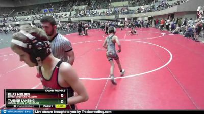 85 lbs Champ. Round 2 - Elias Nielsen, Summit Wrestling Academy vs Tanner Lansing, Victory School Of Wrestling