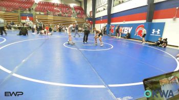 92 lbs Consolation - Daxton Stewart, Vian Wrestling Club vs Jackie Allen, Collinsville Cardinal Youth Wrestling