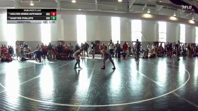 75-80 lbs Semifinal - Sawyer Phillips, Castlewood Wrestling Club vs Adalynn Uribes-Hutchison, Osprey Wrestling Club