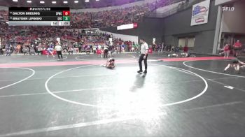 95 lbs Cons. Round 2 - Dalton Breunig, Sauk Prairie Wrestling Club vs Brayden Lipinski, Cfc