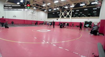 100 lbs Cons. Round 5 - Hayden Yanagisawa, Mayfair vs Mary Frey, Fountain Valley