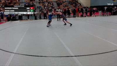 165 lbs Champ. Round 1 - Jackson Turner, Hawkeye Community College vs Mejed Jabri, Harper CC