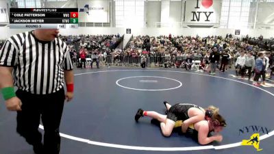 Round 5 - Cole Patterson, Wayne Wrestling Club vs Jackson Meyer, North Tonawanda Wrestling Club