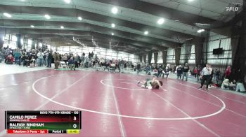 135 lbs Cons. Round 2 - Raleigh Bingham, Syracuse Titans vs Camilo Perez, Soaring Eagles
