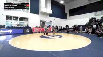 115 lbs Cons. Round 2 - Naleah Ledesma, Hillcrest vs Kai Libunao, Aliso Niguel