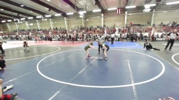 64 lbs 5th Place - Lizzy Dean, Monte Vista Takedown Club vs Jaxi Jean Downing, Valley Bad Boys