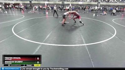 135 lbs Cons. Round 2 - Tristen Smazal, Wisconsin vs Brendan Shurpit, Wisconsin