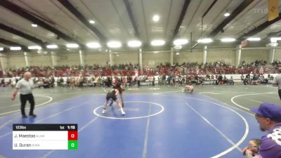 123 lbs Final - Jayce Maestas, Alamosa vs Urijah Duran, Duran Elite