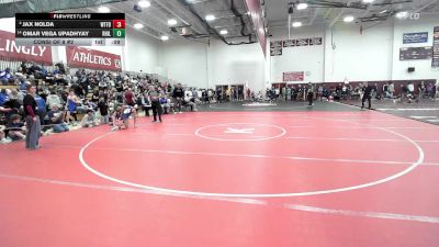 113 lbs Consi Of 8 #2 - Jax Nolda, Waterford vs Omar Vega Upadhyay, Rocky Hill