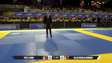 Troy Le Wong vs Kellan Douglas Simmons 2026 Pan Kids Jiu-Jitsu IBJJF Championship