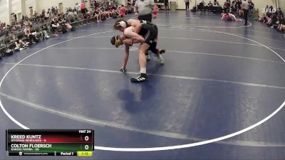 175 lbs Round 4 (6 Team) - Colton Floersch, Kansas Mamba vs Kreed Kuntz, Wyoming Renegades