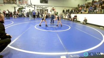 70 lbs Semifinal - Alyvia Kvittum, Salina Wrestling Club vs Issac Turner, Claremore Wrestling Club