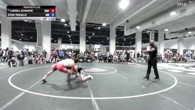 74 lbs Champ. Round 2 - Latrell Schafer, Wolfpack RTC vs Zyon Trujillo, Gold Rush Wrestling