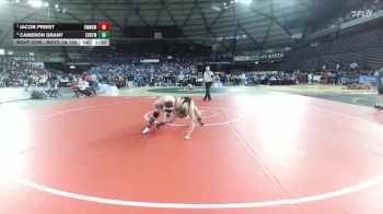Boys 3A 120 lbs Quarterfinal - Jacob Priest, Kennewick vs Cameron Grant, Everett