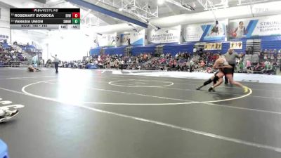 140 lbs Cons. Round 1 - Rosemary Svoboda, Blue Valley West vs Vanasia Union, Shawnee Mission Northwest