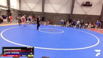 190 lbs Semifinal - Kannon Freschette, WA vs Carson Langford, OR