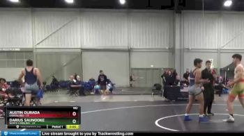 182 lbs Placement Matches (8 Team) - Austin Ourada, Kansas Red vs Darius Saunooke, North Carolina